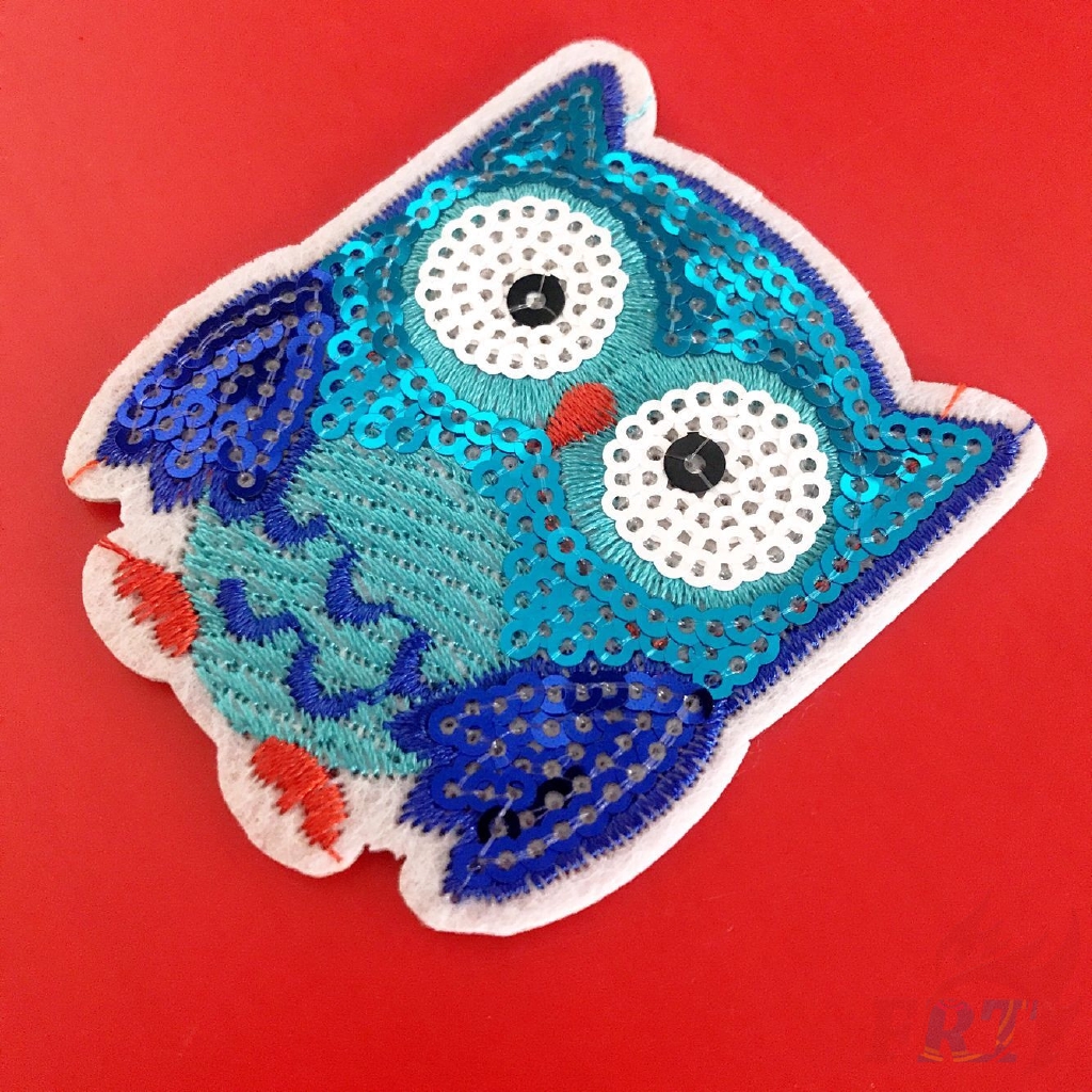 Sticker ủi thêu hình cú mèo xinh xắn