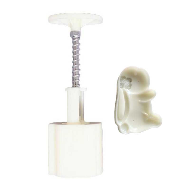 Khuôn Nướng Bánh Trung Thu Hình Thỏ Hoạt Hình DIY