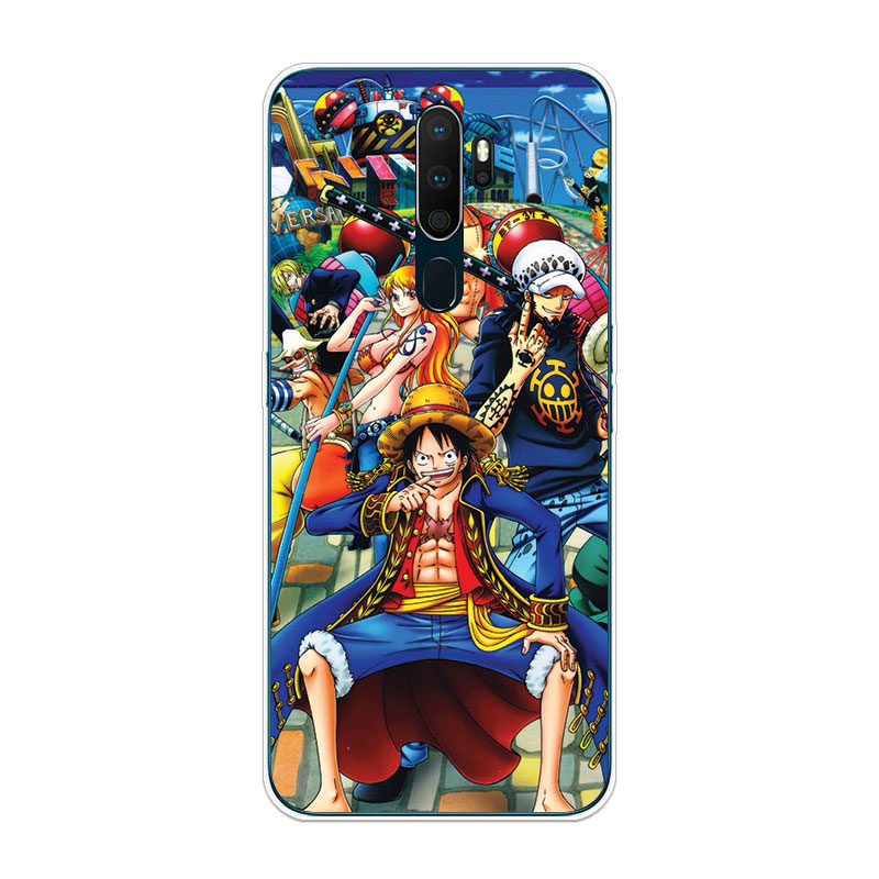 Ốp lưng TPU mềm OPPO A5 A9 A31 A91 2020 One Piece Family portrait hoa văn