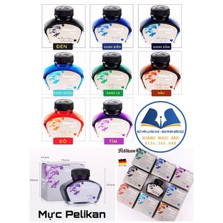 Mực Pelikan cao cấp nhập khẩu Đức Đen, Xanh, Đỏ, Tím