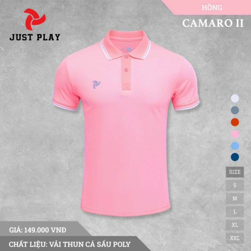 (Chính hãng) Áo polo thể thao JUST PLAY Camaro II phối màu