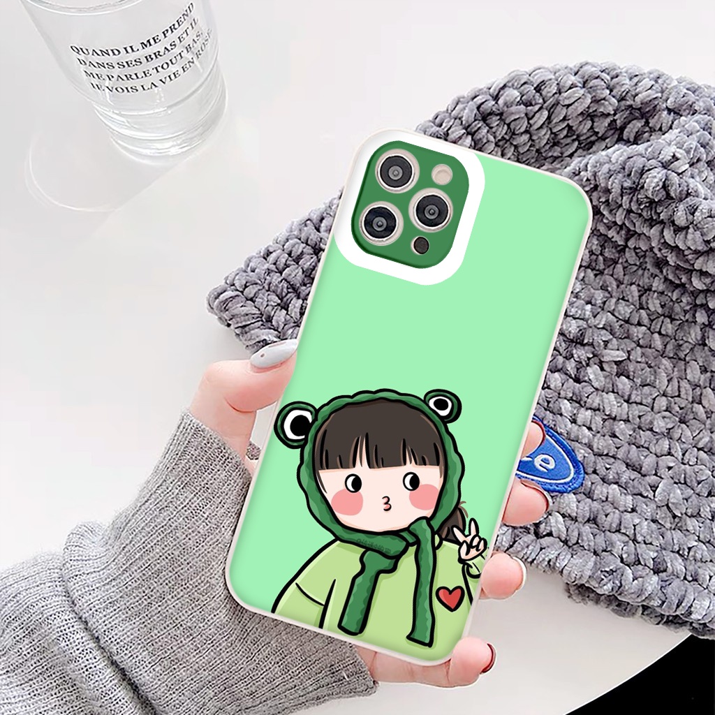 Ốp Iphone hot trend cô gái say hi ốp lưng iphone 13promax 11 promax 12 pro max 6 6plus 7 plus 8 x xr xsmax