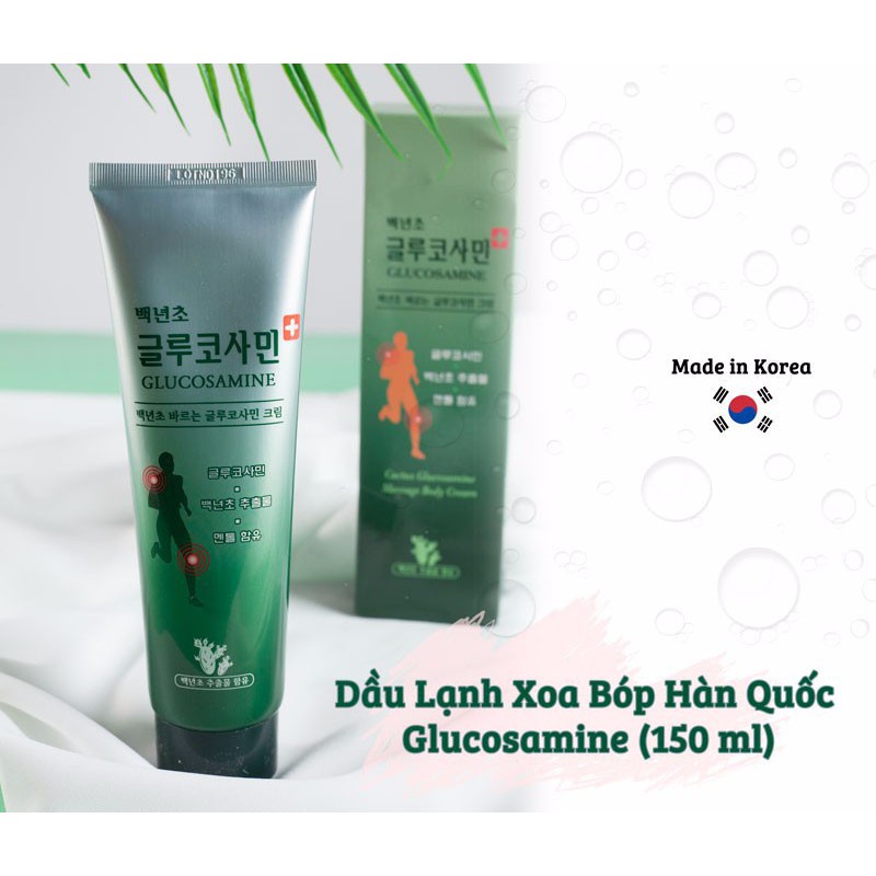 Dầu lạnh xoa bóp Glucosamine Massage Body Cream Hàn Quốc 150ml