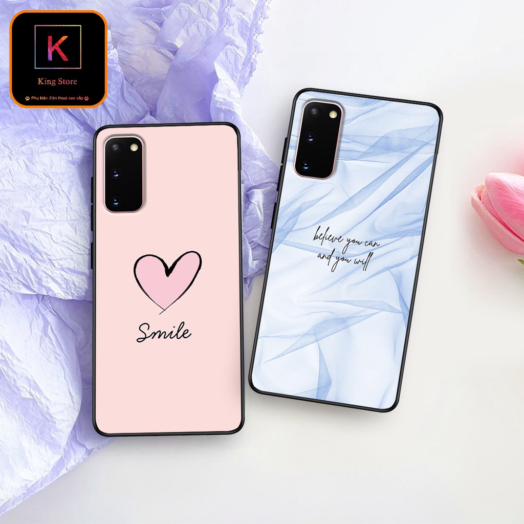 Ốp lưng Samsung S20 - S20 Plus - S20 Ultra - S2- FE - Ốp Samsung in hình LoveSmile - Chất liệu TPU cao cấp