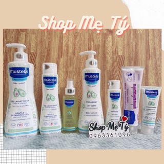 TỔNG HỢP MUSTELA Sữa tắm gội body lotion dưỡng da dầu mát xa masage oil