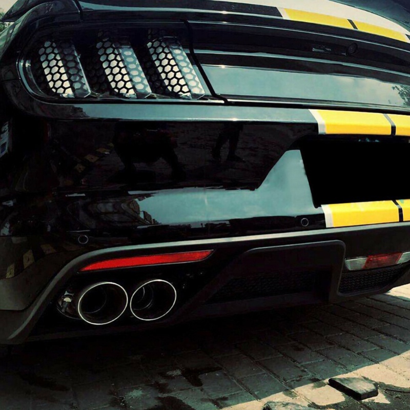 Miếng dán kiểu tổ ong dùng cho trang trí đèn đuôi xe hơi 48x30cm DIY tiện dụng