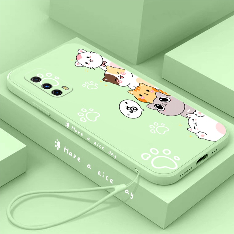 Ốp Điện Thoại TPU Hình Mèo Dễ Thương Cho Vivo Y32 Vivo Y21 2021 Y33S Vivo Y21S 4G Vivo Y73 2020 4G Vivo Z1PRO Vivo T1