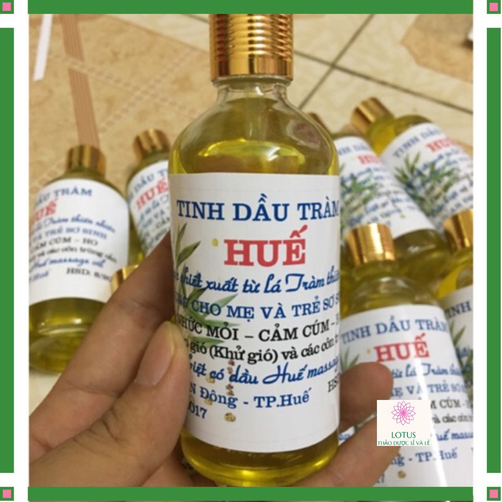 Follow 1 chai Tinh dầu tràm Huế chai tròn 100ml. Niềm tin của mọi gđ