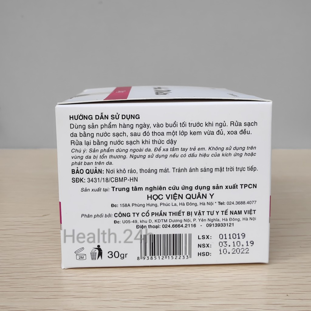 Kem Giúp Sáng Da Arbu White - Học viện Quân Y