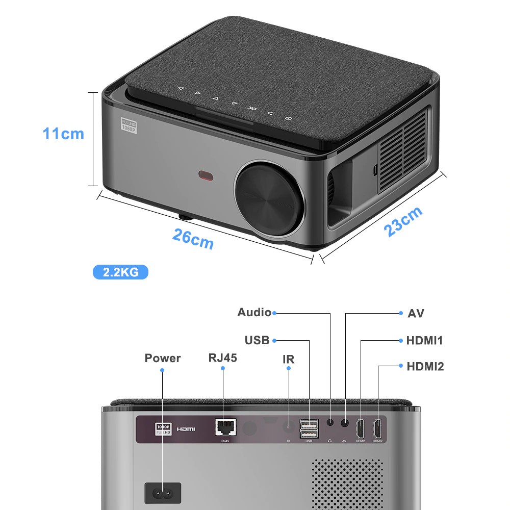 Máy chiếu Tyco T7A 2021  - FullHD - Mid size -120w