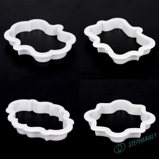 4pcs Plastic Pastry Cookie Biscuit Cutter Cake Decorating Mold Tool