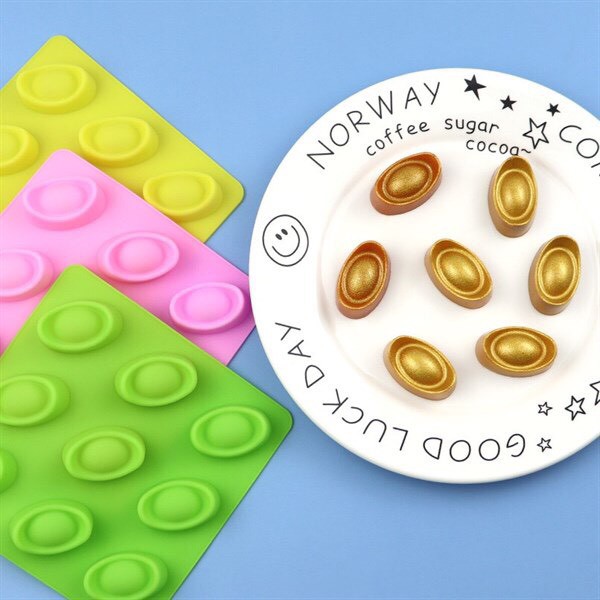 Khuôn silicon thỏi vàng