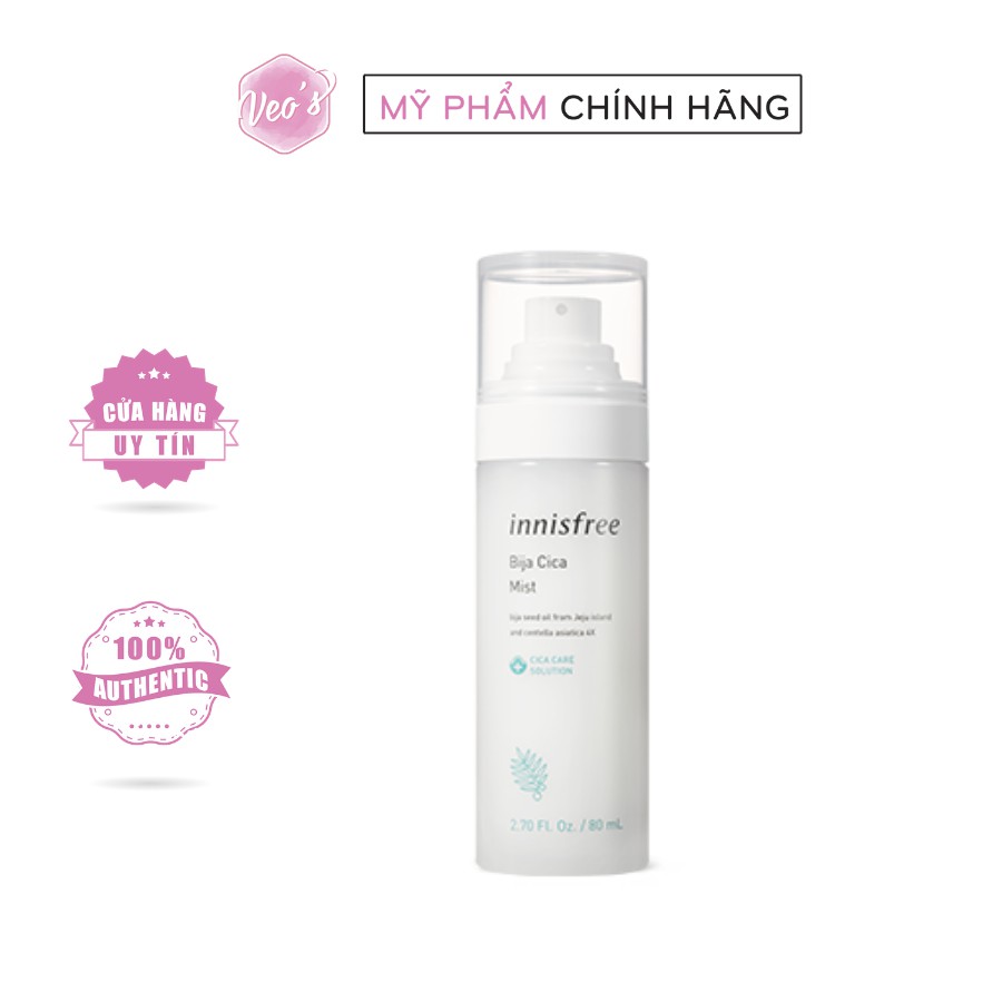 Xịt khoáng Innisfree Bija Cica Mist 80ml