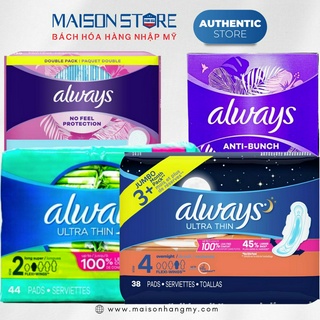 Băng vệ sinh always ultra thin advanced protection - hàng nhập usa chính hãng