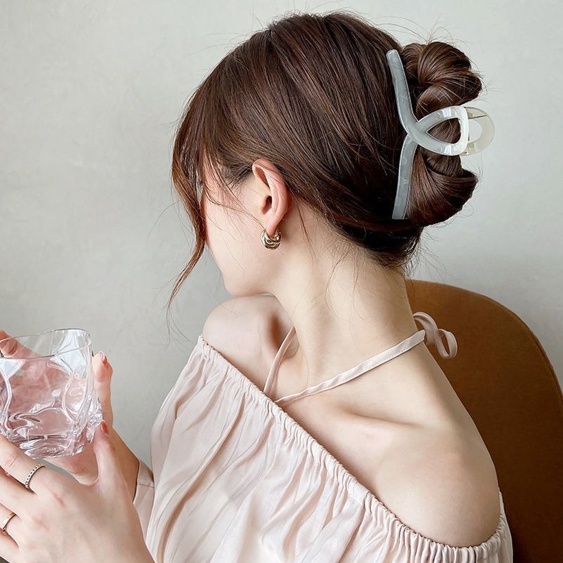 Kẹp Tóc Hình Cá Mập Cỡ Lớn Phong Cách Hàn Quốc Thời Trang Cho Nữ