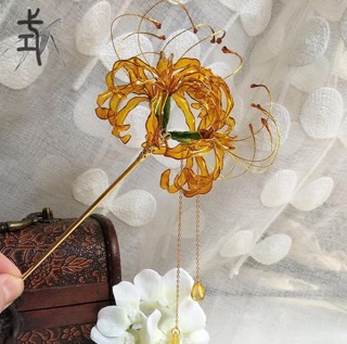 (Order) Trâm hoa bỉ ngạn, trâm cài tóc