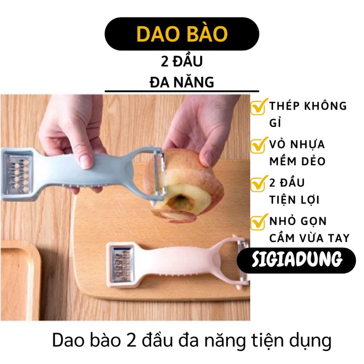 [SGD] Dao Bào - Dụng Cụ Nạo, Bao Sợi, Dao 2 Lưỡi 2 Đầu Đa Năng, Gọt Củ Quả Tiện Dụng 5808