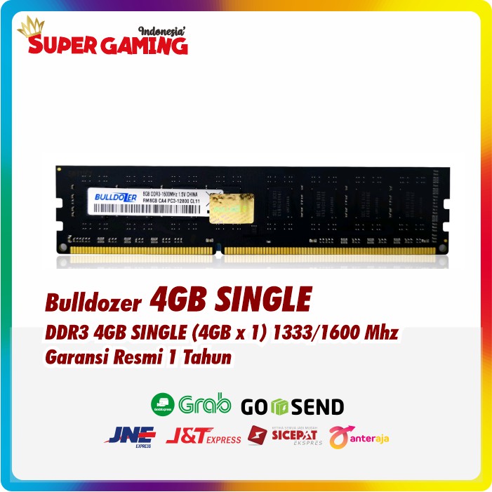 Chuột Gaming Ram Bulldozer 4gb (4Gb X 1) Ddr3 Mhz