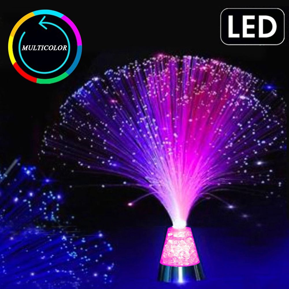Đèn LED sợi quang ngôi sao nhiều màu độc đáo trang trí nhà cửa