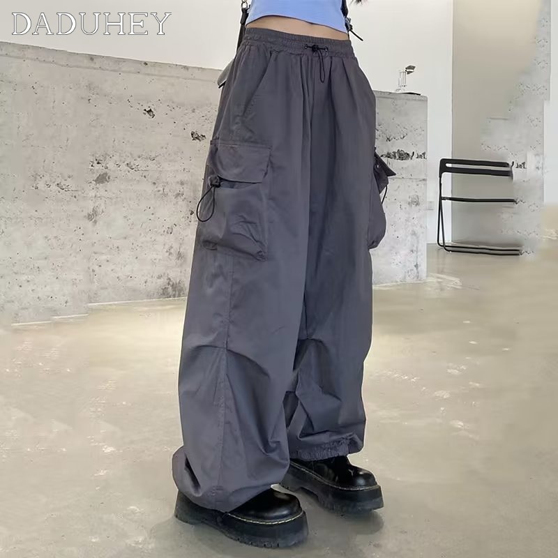 Quần jogger DaDuHey dài ống rộng phong cách đường phố Mỹ cổ điển cao cấp thời trang 2022 cho nam