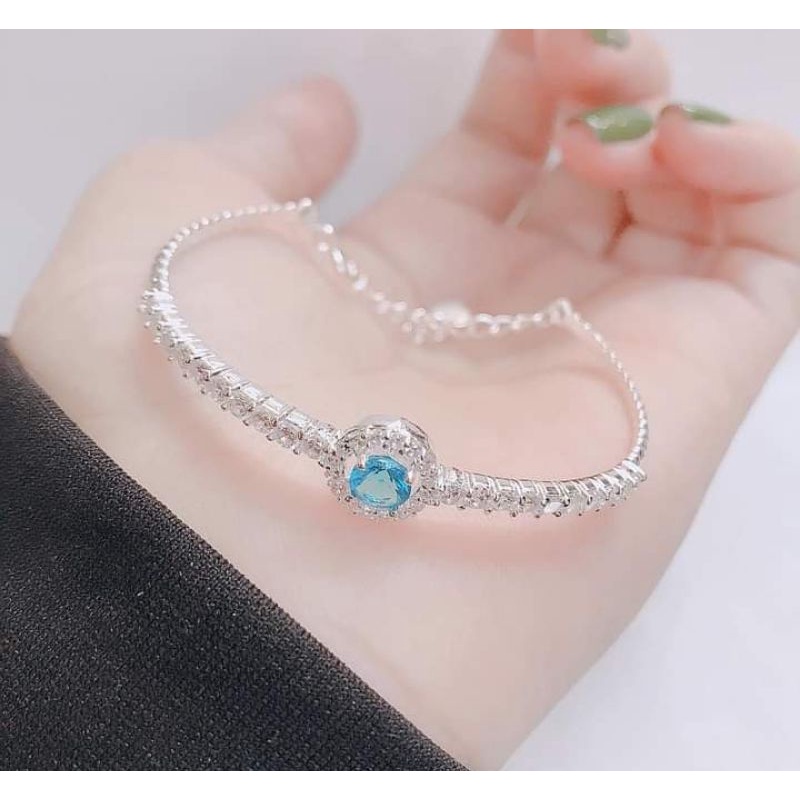Lắc tay bạc full đá