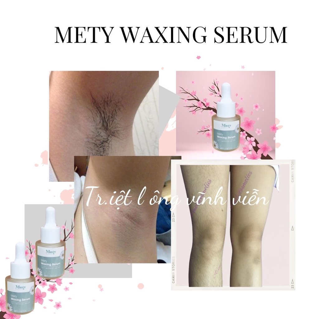 Mỡ trăn triệt lông vĩnh viễn Mety waxing serum nguyên chất  dùng cho Bikini, Vùng Kín, Chân Tay, Nách