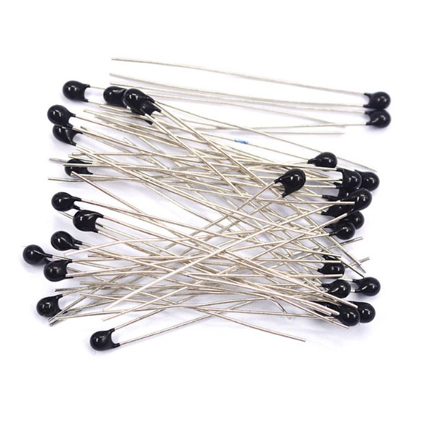 [Giá 10 Chiếc] Điện Trở Nhiệt NTC MF52A Mụn Đầu Đen Nhỏ 1K2K3K5K10K15K20K30K40K47K50K-100K