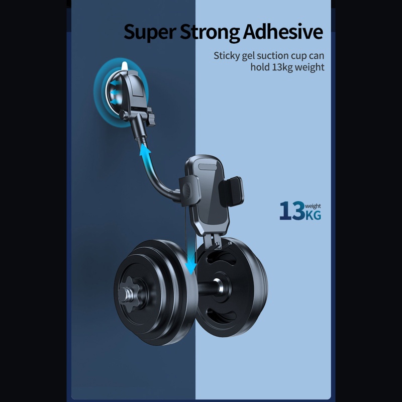 Giá Đỡ Điện Thoại Tự Động Xoay 360 Độ Có Giác Hút Gắn Xe Hơi° Giá Đỡ Điện Thoại Xoay Tròn Tiện Lợi