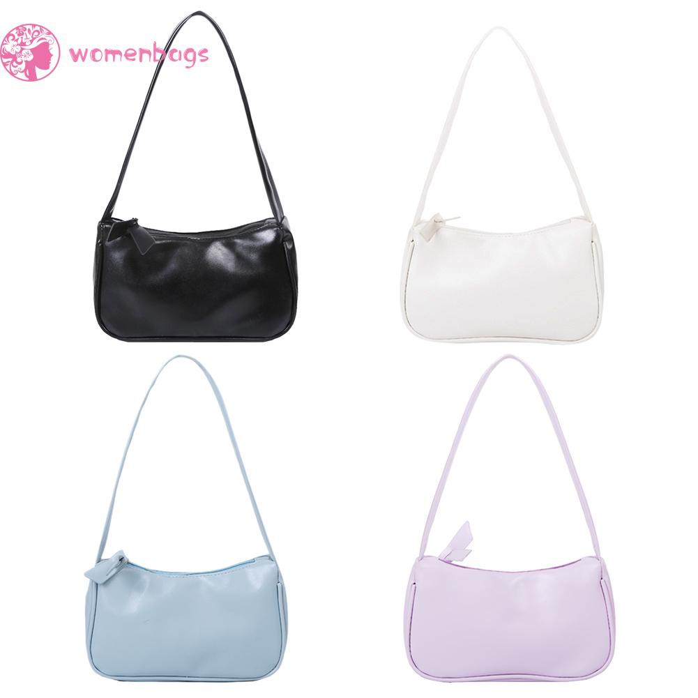 Túi xách da PU màu trơn thời trang nữ tính | BigBuy360 - bigbuy360.vn