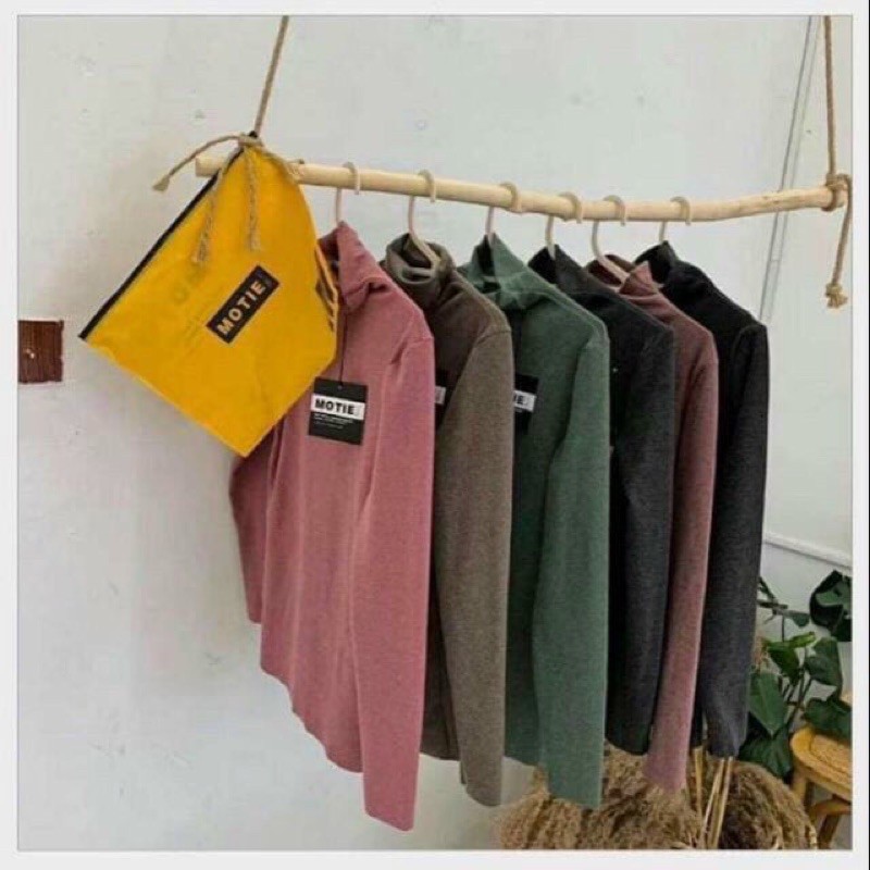 ÁO GIỮ NHIỆT NỮ MOTIE TÚI VÀNG