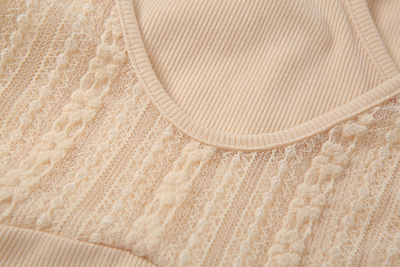 Áo Croptop Tay Dài Phối Lưới Phong Cách Modou | BigBuy360 - bigbuy360.vn