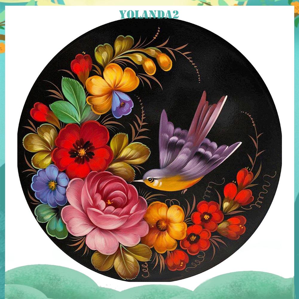 Bộ tranh thêu chữ thập thêu hình chim và hoa DIY 3 sợi chỉ bông 11CT vải in sẵn trang trí nhà cửa