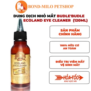 Dung dịch nhỏ mắt budle'budle ecoland eye cleaner chai 120ml - bondmilo shop