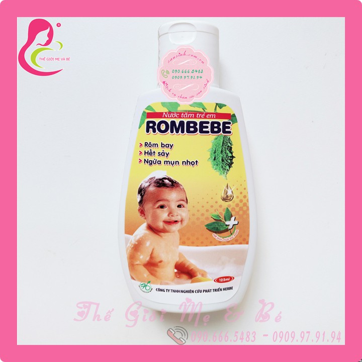 Nước tắm trẻ em Rombebe