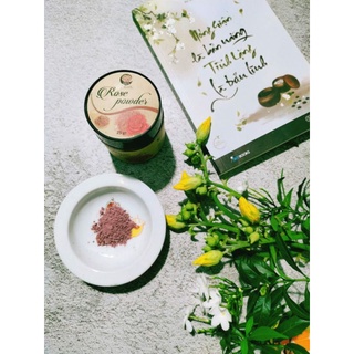 Rose powder 100% làm từ cánh hoa hồng organic "bột hoa hồng phúc an house làm mặt nạ 25g