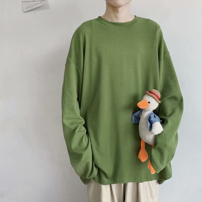 Áo phông trơn tay dài fom rộng M - 2XL( 40 đến 110kg) TM2 | BigBuy360 - bigbuy360.vn