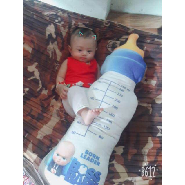 GỐI ÔM HÌNH BÌNH SỮA SIZE LỚN  VẢI NHUNG MỀM MỊN