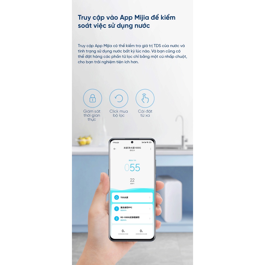 Máy lọc nước Xiaomi Mijia 1000G - MR1082