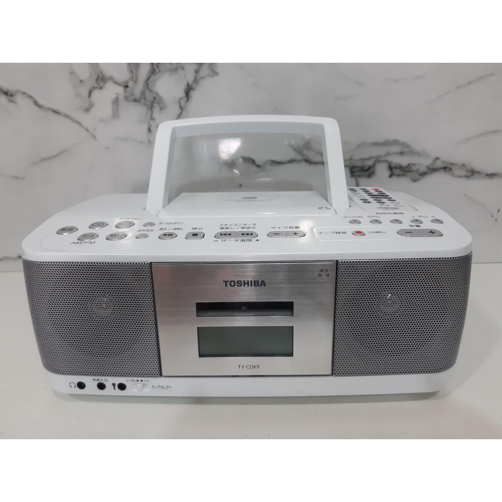 ĐÀI RADIO CASSETTE, CD Toshiba TY-CDK9 NHẬT BẢN