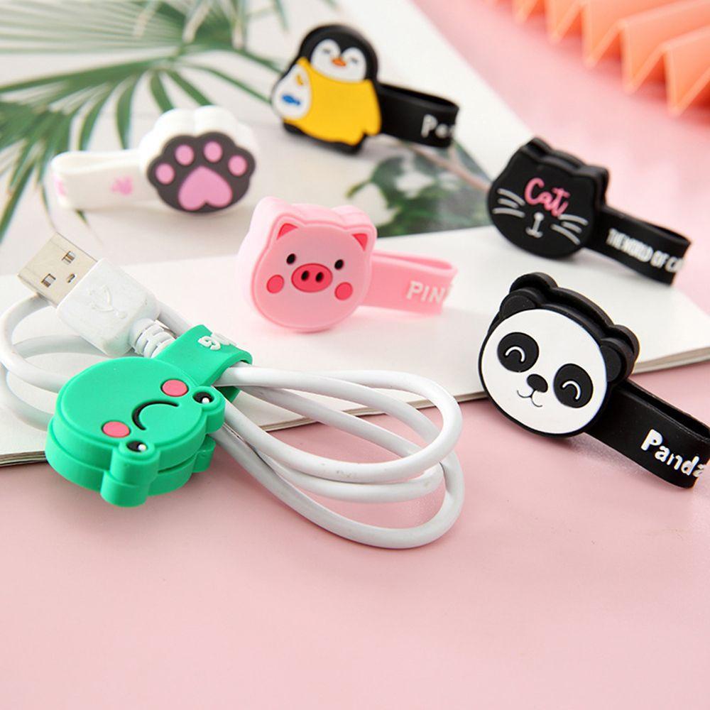 1 Dụng Cụ Quấn Dây Cáp Hình Thú Hoạt Hình|Phụ Kiện Bảo Vệ Dây Cáp Tai Nghe Điện Thoại