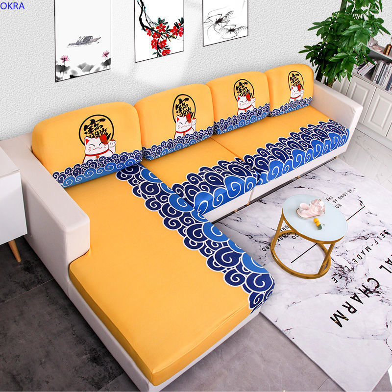 Bọc Ghế Sofa Hình Chữ L 1 / 2 / 3 / 4 Tiện Lợi