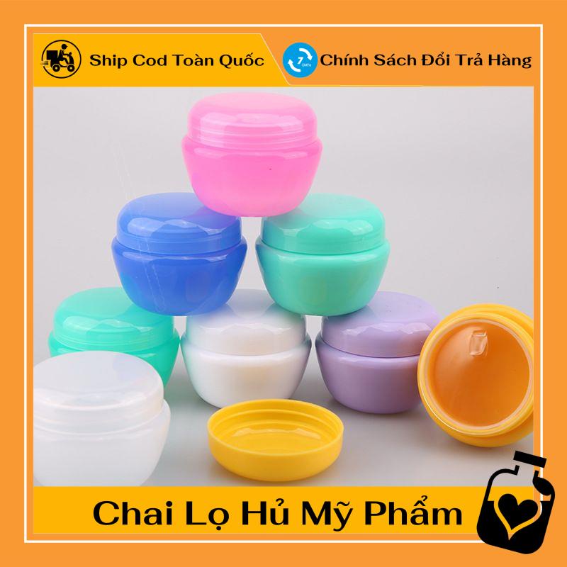 Hủ Đựng Kem ❤ TOP GIÁ RẺ ❤ Hũ nhựa chiết mỹ phẩm 5g,10g  , Hủ nấm đựng kem , , phụ kiện du lịch