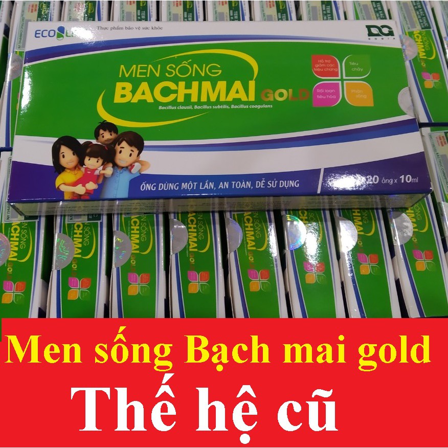 [sale] men sống bạch mai gold hộp 20 ống date 2025