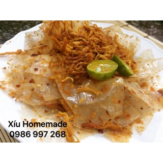 Combo 10 Bịch bánh tráng sa tế khô gà