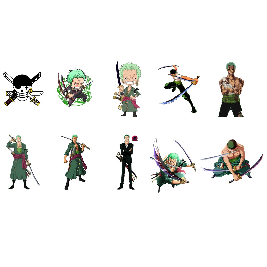 Móc Khóa Nhựa Acrylic Hình Nhân Vật Zoro Trong One Piece