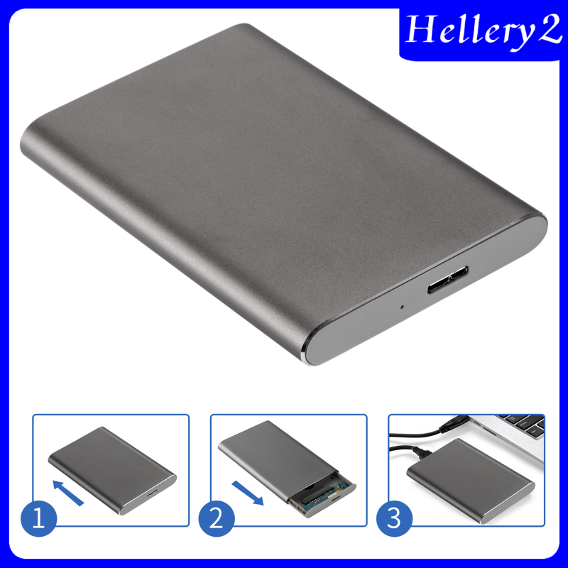 [HELLERY2]2.5in Portable USB 3.0 SATA 4TB Hard Drive Enclosure Tool Free