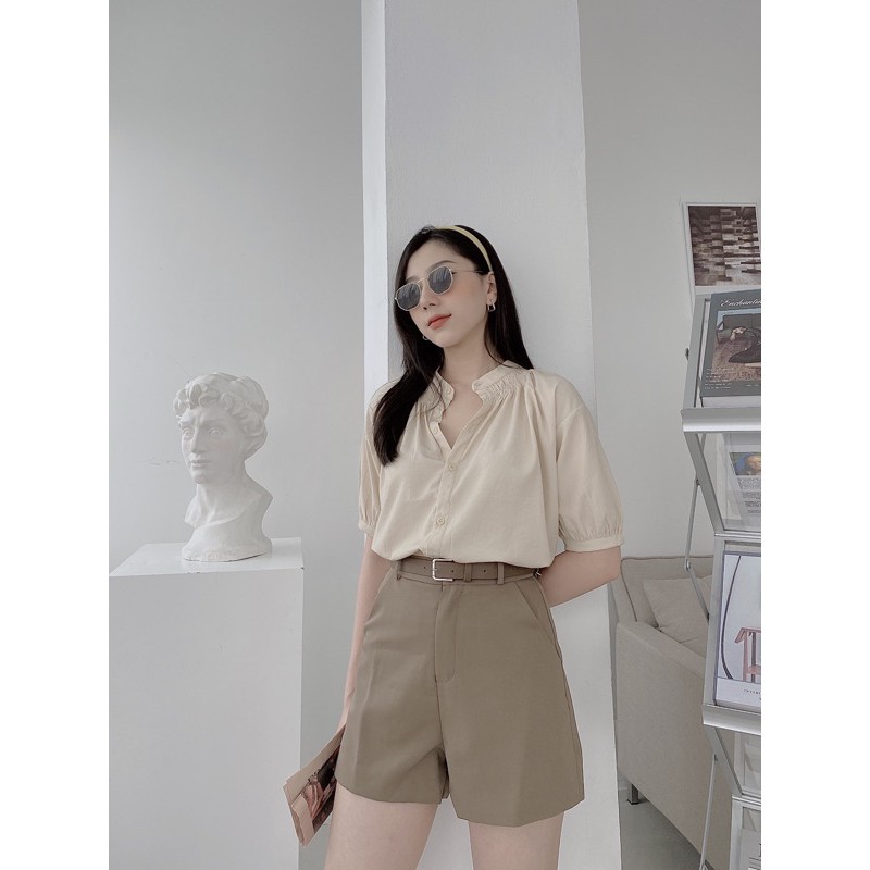 ÁO CỔ TÀU CHUN CỔ