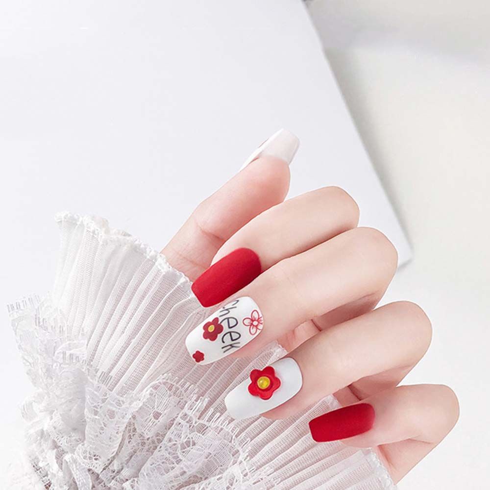 [Hàng mới về] Phụ kiện hình bông hoa 3D đa sắc màu ​trang trí móng nghệ thuật