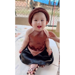 Mẫu tứ thân xinh xỉu cho bé cưng(set chưa có áo khoác ngoài)