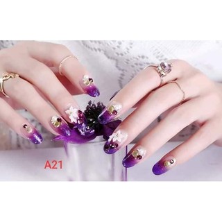 Bộ 24 móng tay giả kèm keo
